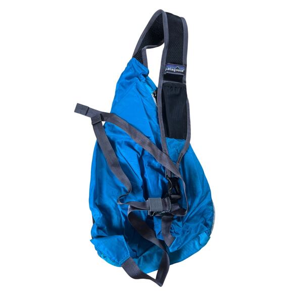 Patagonia Blue Lightweight Travel Sling Cross Body Bag - Picture 4 of 6